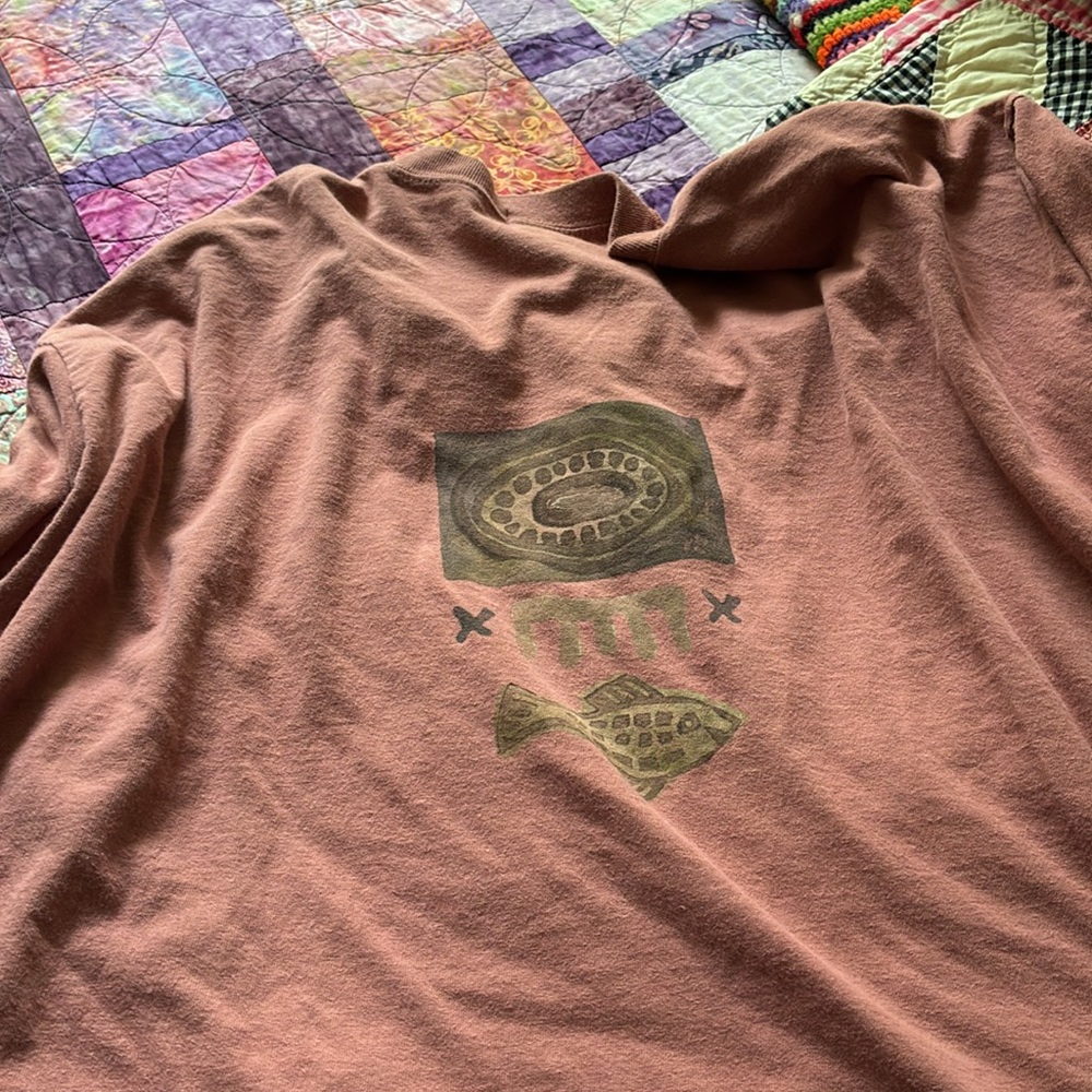 Vintage blue fish Graphic T-Shirt - Picture 6 of 7